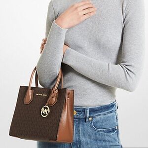 Michael Kors Mercer Brown crossbody or handle bag